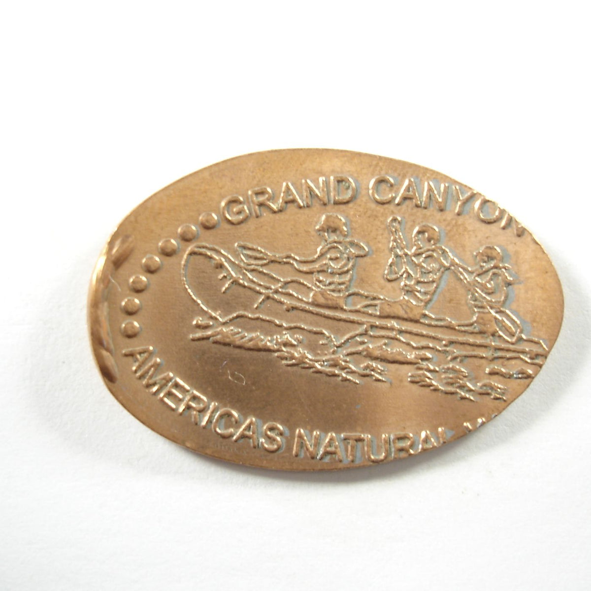 Pressed Penny Grand Canyon America's Natural Canoers Penny Presses