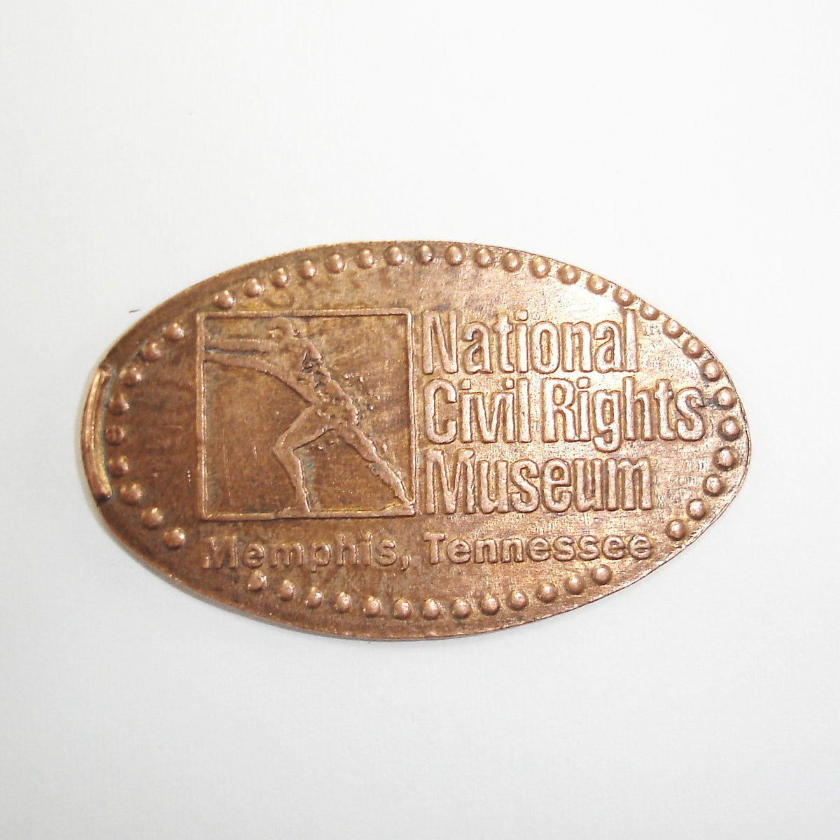Pressed Penny National Civil Rights Museum Memphis Tennessee Logo