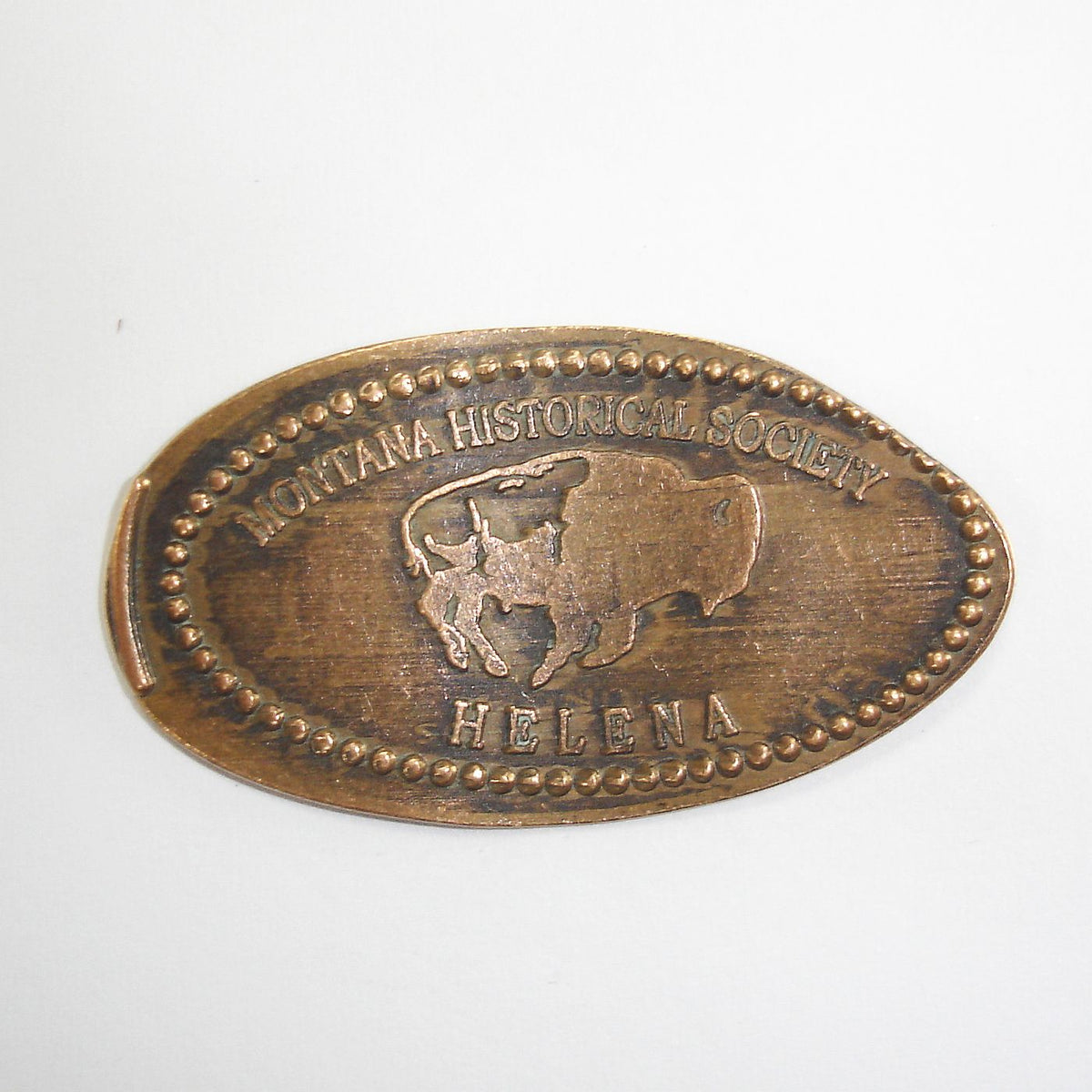 Pressed Penny Montana Historical Society Helena Bison Penny Presses