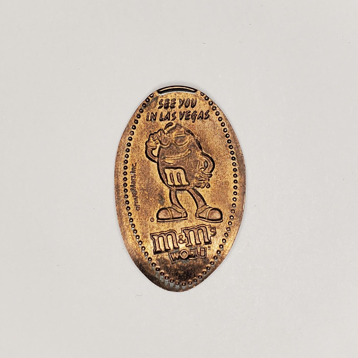 Pressed Penny M&Ms World Las Vegas See You In Las Vegas M&M wit