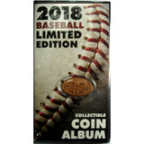 2018 Baseball Limited Edition Penny Book with Bonus Coin