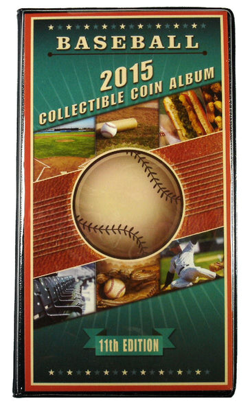 Baseball 2015 Collectible Coin Album 11th Edition