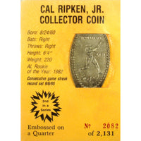 Cal Ripken Jr Collector Coin