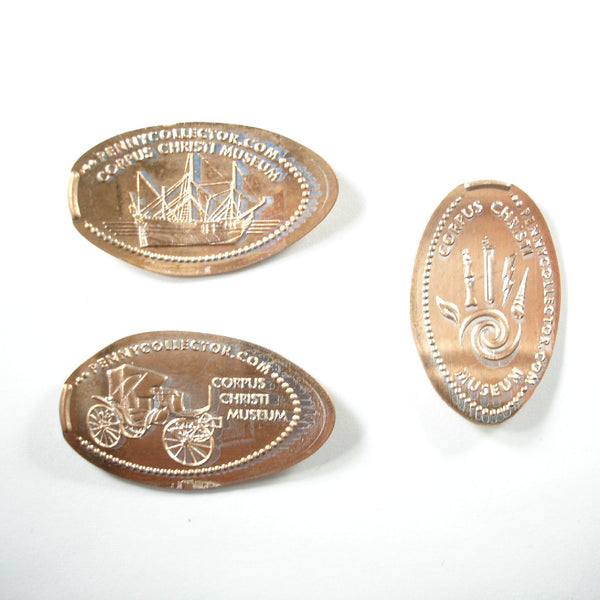 Corpus Christi Museum 3 Coin Set