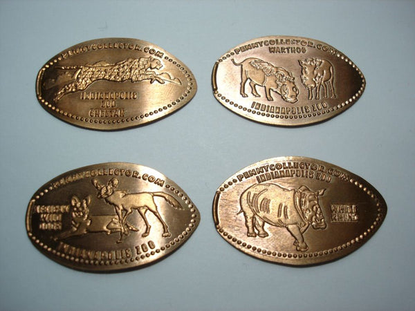 Indianapolis Zoo 4 Coin Set