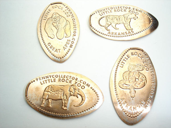 Little Rock Zoo 4 Coin Set