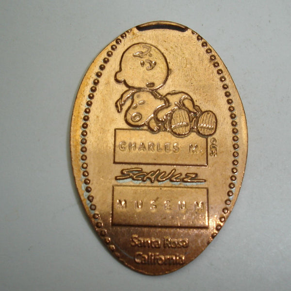 Pressed Penny: Charles M. Shulz Museum - Santa Barbara, CA - Snoopy