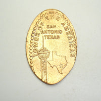 Pressed Penny: Tower of the Americas - San Antonio, Texas - Tower and State