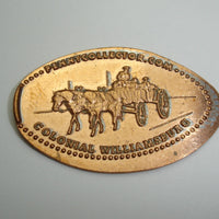 Pressed Penny: Colonial Willamsburg - Horse Cart