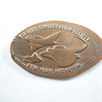 Pressed Penny: New York Aquarium - Wildlife Conservation Society - Rays