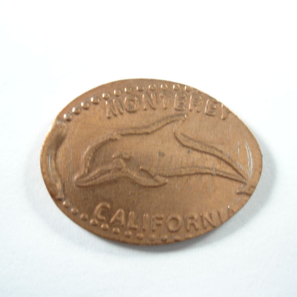 Pressed Penny: Monterey California - Dolphin
