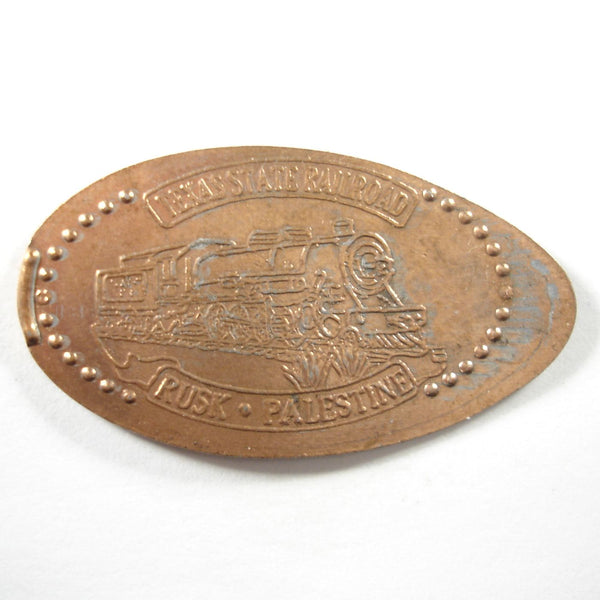 Pressed Penny: Texas State Railroad - Rusk - Palestine