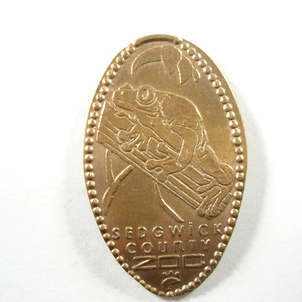 Pressed Penny: Sedgwick County Zoo - Frog