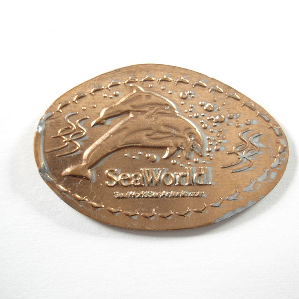 Pressed Penny: Seaworld - 2 Dolphins