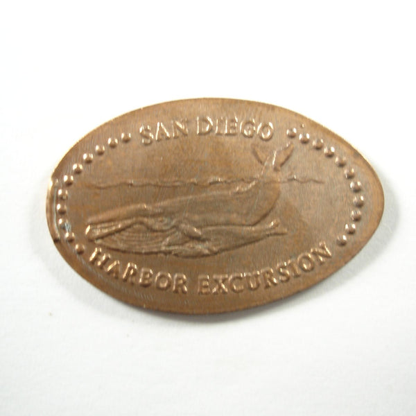 Pressed Penny: San Diego Harbor Excursion - Whale