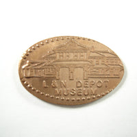 Pressed Penny: L&N Depot Museum - City of Etowan Tennessee