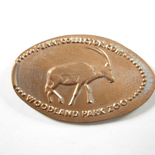 Pressed Penny: Woodland Park Zoo - Gazelle