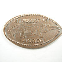 Pressed Penny: St Augustine Florida - Alligator