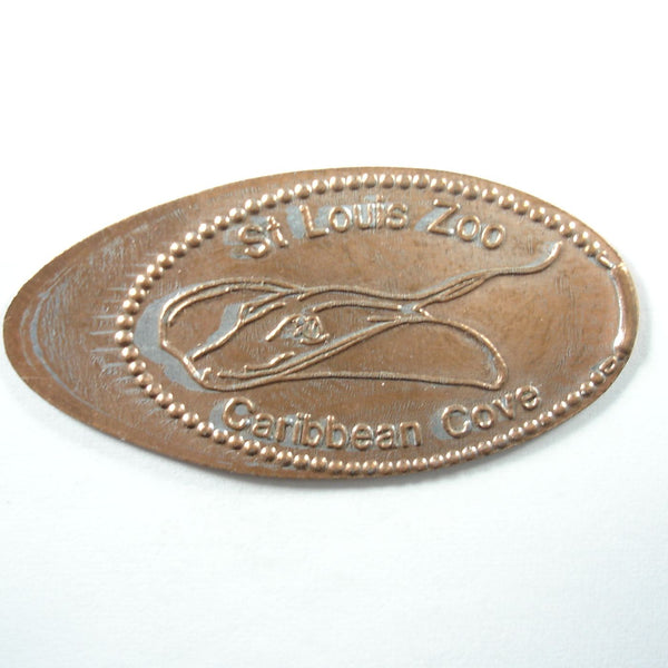 Pressed Penny: Saint Louis Zoo - Caribbean Cove - Ray