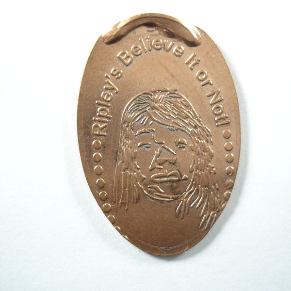 Pressed Penny: Ripley's Believe It Or Not - Face