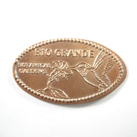 Pressed Penny: Rio Grande Botanical Gardens - Hummingbird