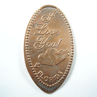 Pressed Penny: I Love You - Florida - Cupid