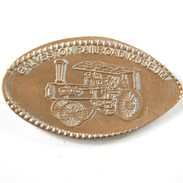 Pressed Penny: Galveston Railroad Museum - Early Steam Engine