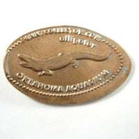 Pressed Penny: Oklahoma Aquarium - Alligator