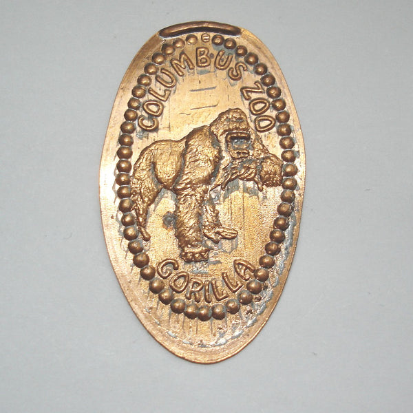 Pressed Penny: Columbus Zoo - Gorilla