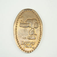 Pressed Penny: Dorney Park - Snoopy with Woodstock and Bowl in Mouth