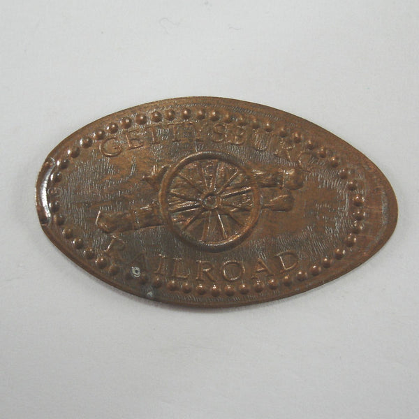 Pressed Penny: Gettysburg Railroad - Cannon