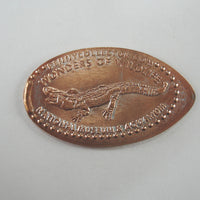 Pressed Penny: Wonders of Wildlife - National Museum and Aquarium - Alligator