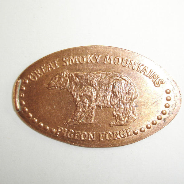 Pressed Penny: Great Smoky Mountains - Pigeon Forge - Bear