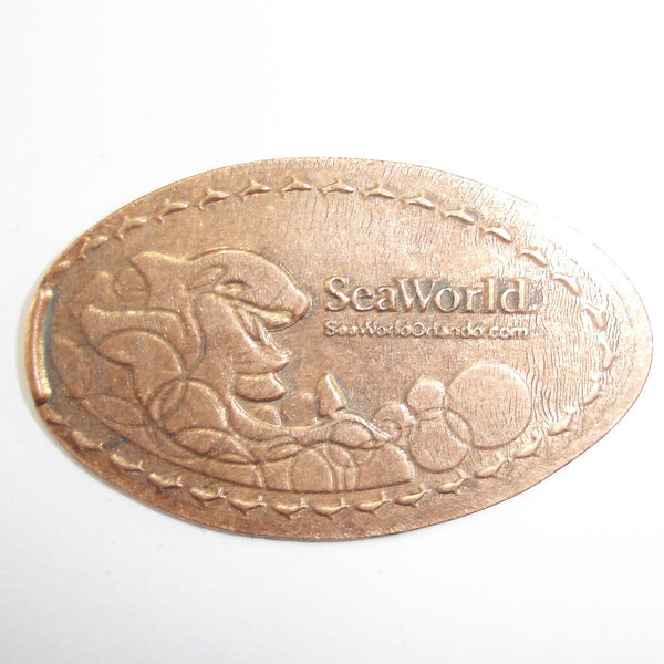 Pressed Penny: Seaworld Orland - Happy Whale