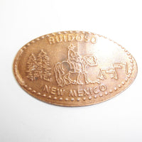 Pressed Penny: Ruidoso New Mexico - Man on Horse
