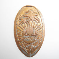 Pressed Penny: Hollywood - Palm Trees and Sunglasses