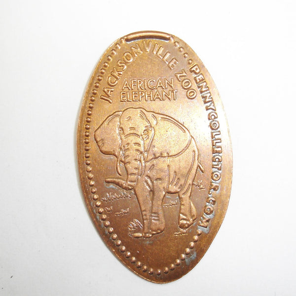 Pressed Penny: Jacksonville Zoo - African Elephant