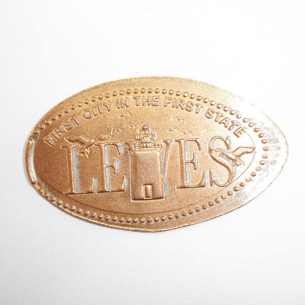 Pressed Penny: First City in the First State - Lewes - Lighthouse