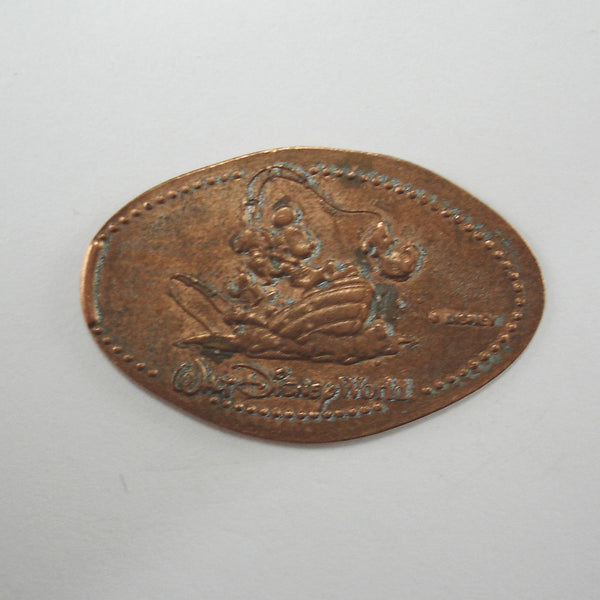 Pressed Penny: Walt Disney World - Mickey Mouse Fishing in a Boat