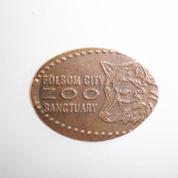 Pressed Penny: Folsom City Zoo Sanctuary - Wolf