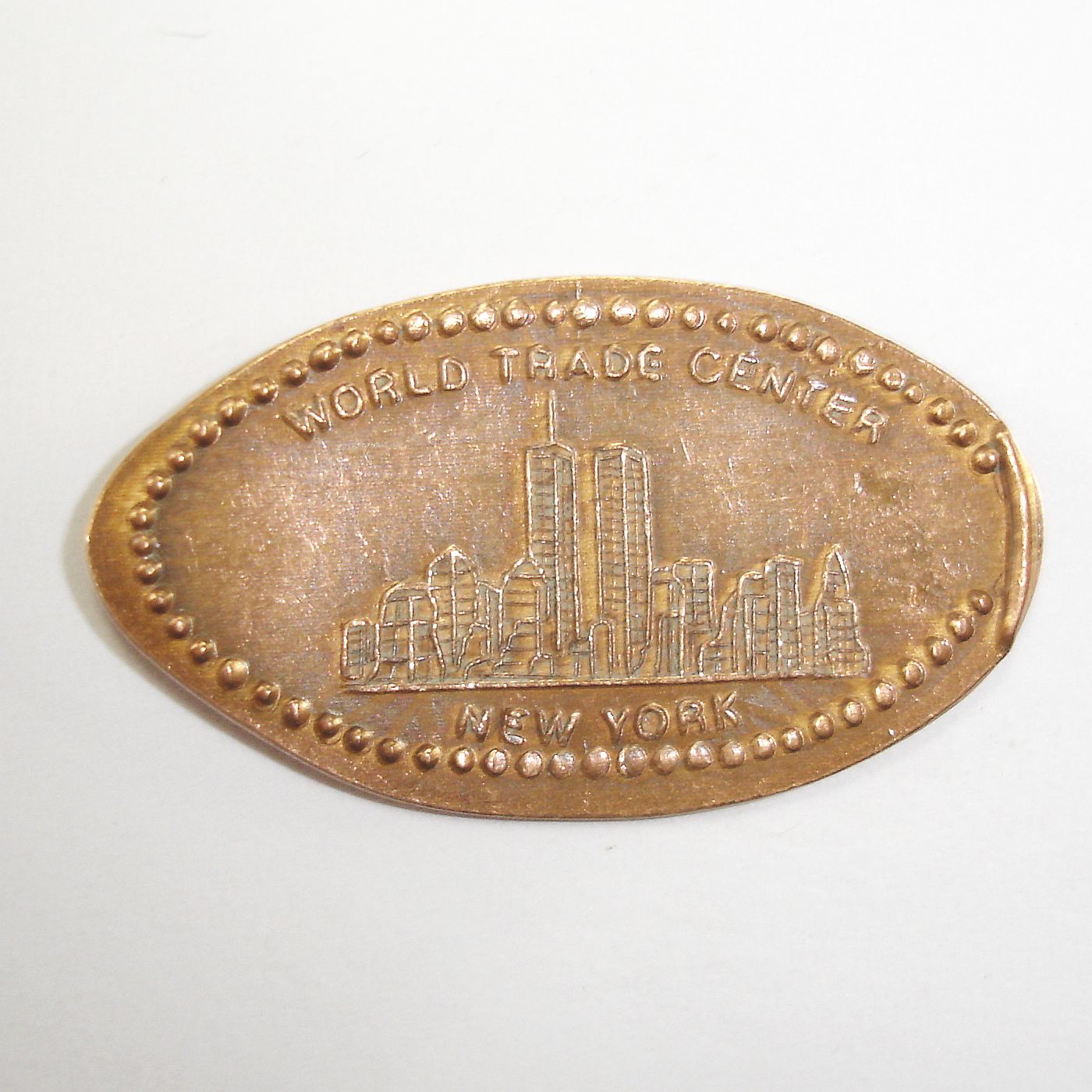 Pressed Penny: World Trade Center - New York - Towers in Cityscape – Penny  Presses