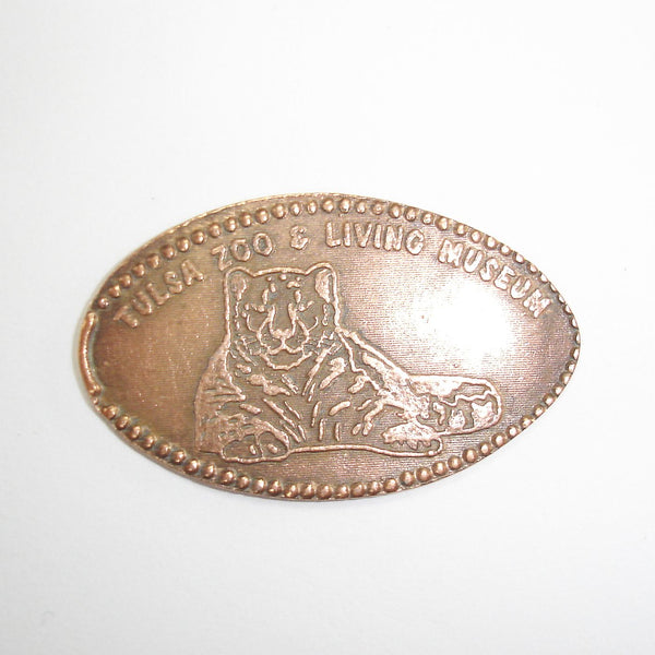 Pressed Penny: Tulsa Zoo and Living Museum - Tiger