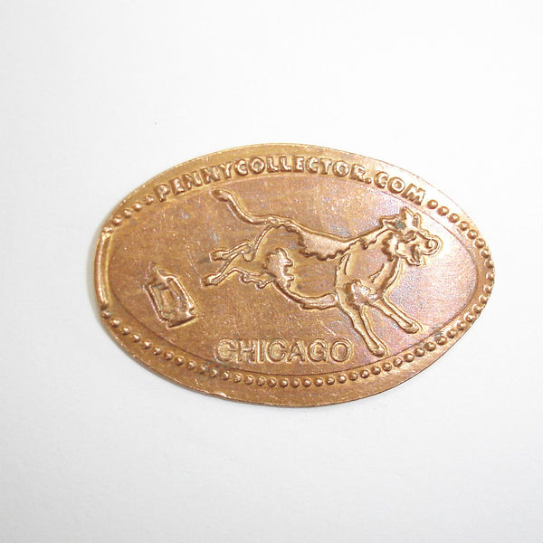 Pressed Penny: Chicago - Mrs. O'Leary's Cow and Lantern