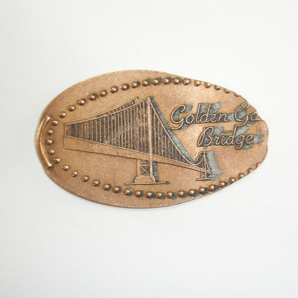 Pressed Penny: Golden Gate Bridge - Bridge