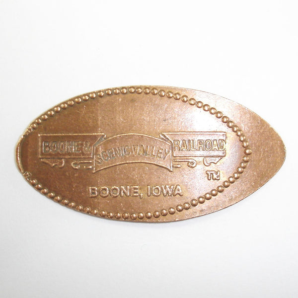 Pressed Penny: Boone & Scenic Valley Railroad - Boone Iowa