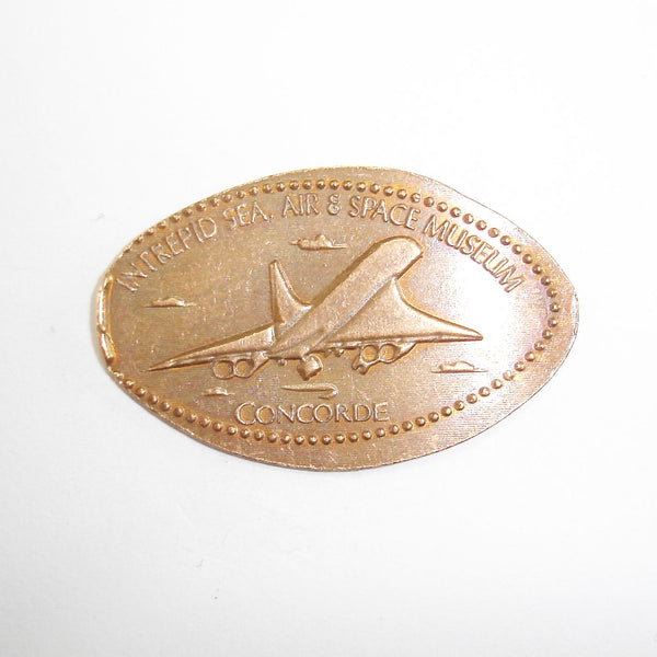 Pressed Penny: Intrepid Sea, Air and Space Museum - Concorde (b)