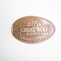 Pressed Penny: Great Wolf Lodge - Grapevine TX - Logo (b)