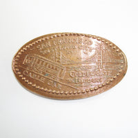 Pressed Penny: San Francisco - Most Loved City - Cable Car and Golden Gate Bridge (b)