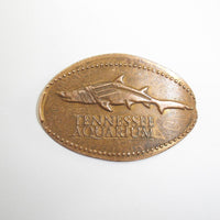 Pressed Penny: Tennessee Aquarium - Shark (b)