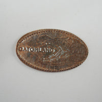Pressed Penny: Gatorland - Alligator with Mouth Wide Open